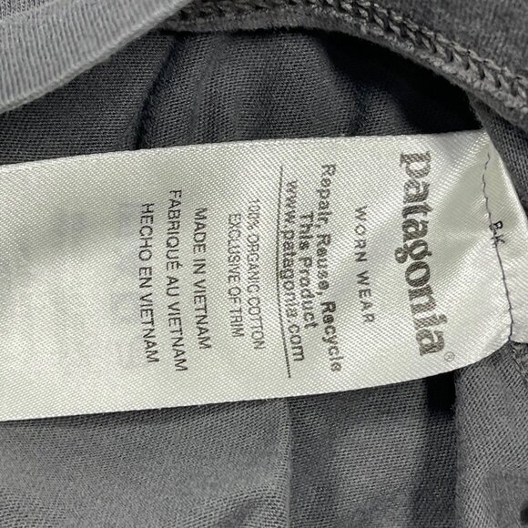 Patagonia Organic Cotton Gray Polo Shirt Mens Large - Picture 6 of 7